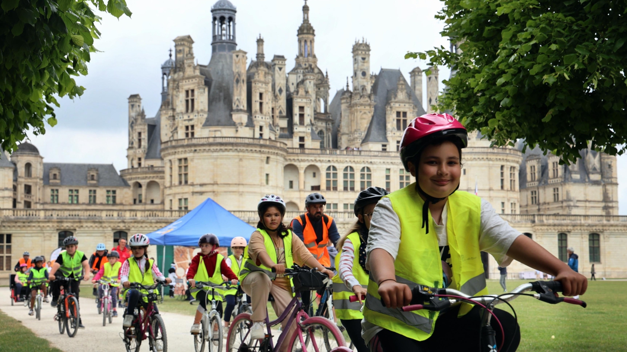 Les jeunes cyclistes à l’honneur à Chambord