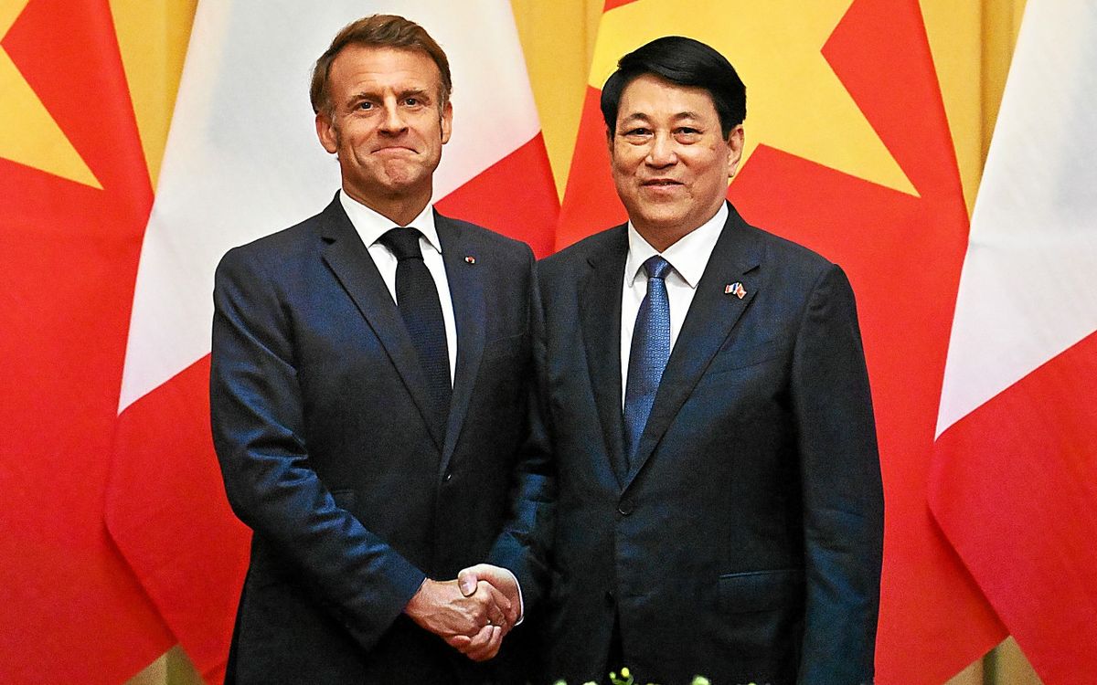 Face à la Chine et aux États-Unis, Macron appelle au Vietnam à préserver un ordre mondial « fondé sur le droit »