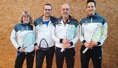 Un Gouesnousien sur le podium du tournoi de crossminton près de Nantes