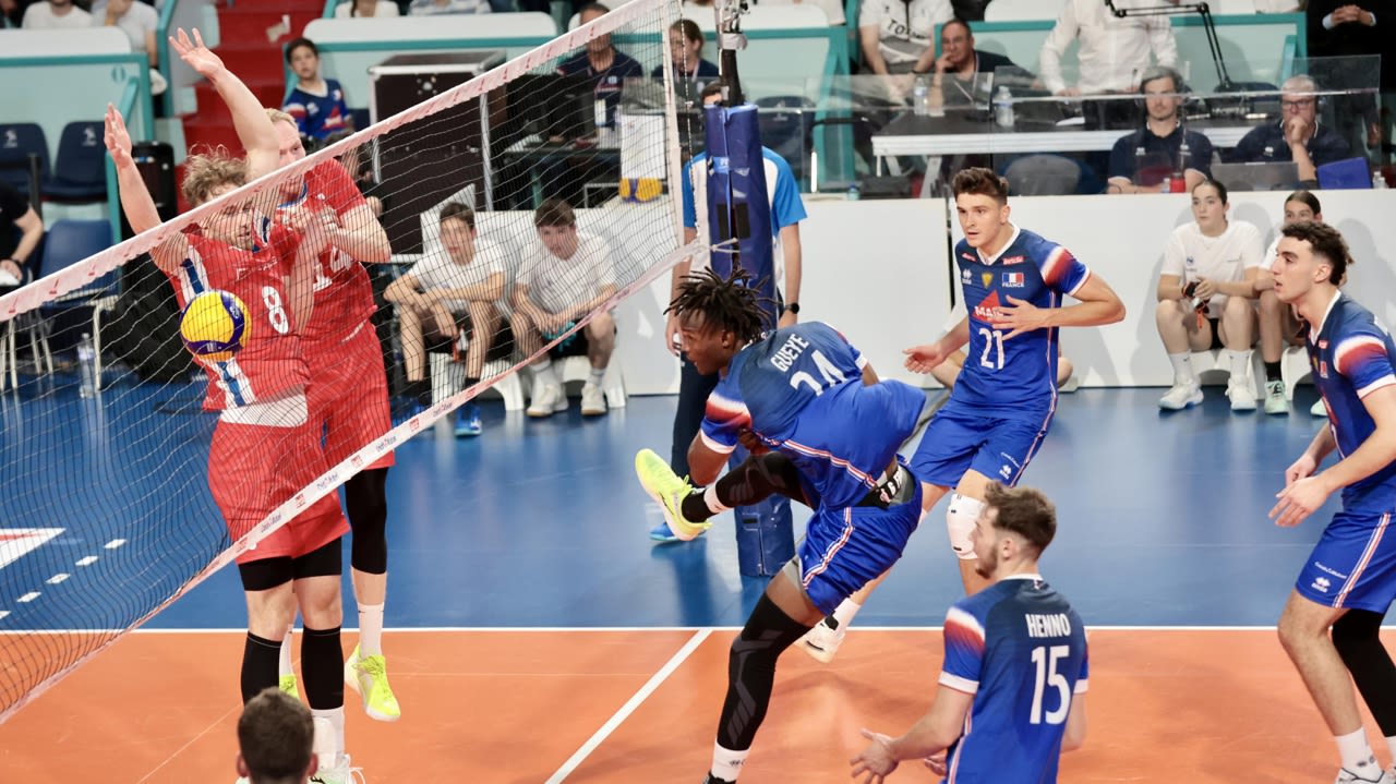 Moussé Gueye et les Bleus sont bien entrés dans la rencontre.