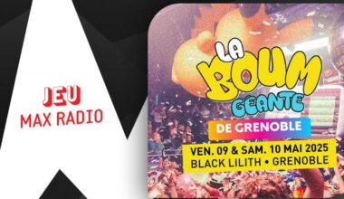 Gagnez vos entrées pour la Boum Géante au Black Lilith à Grenoble