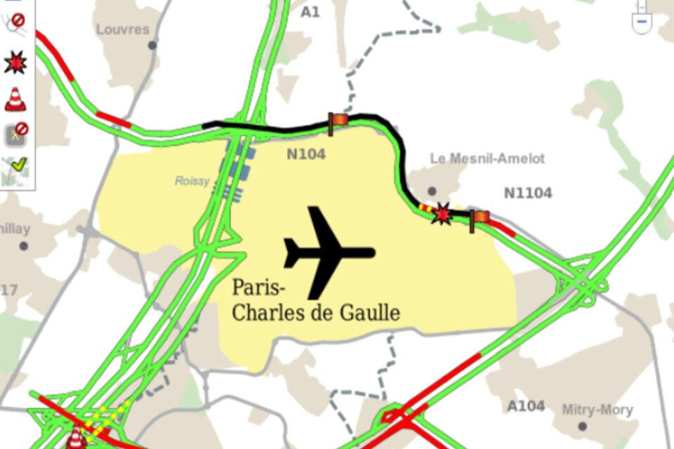 La Francilienne est fermée en direction de l’A1 suite à l’accident mortel.