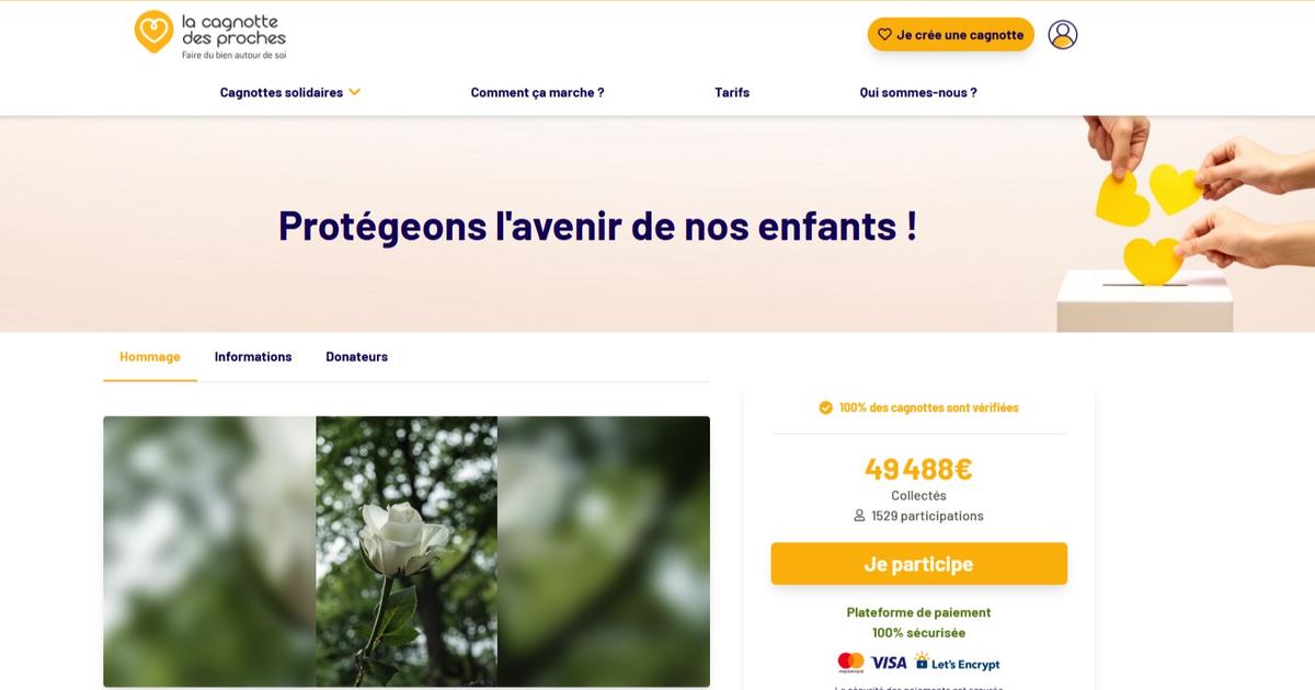 la cagnotte lancée par les parents de Lorène a permis de récolter presque 50.000€
