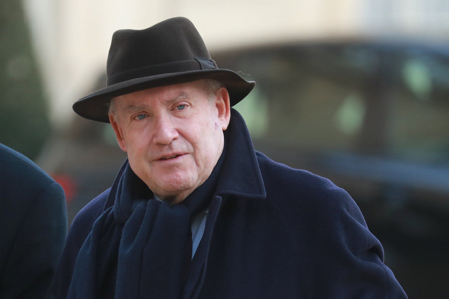 Dominique Bussereau, alors président de l'Assemblée des départements de France, arrive au Palais de l'Elysée à Paris, le 11 février 2020