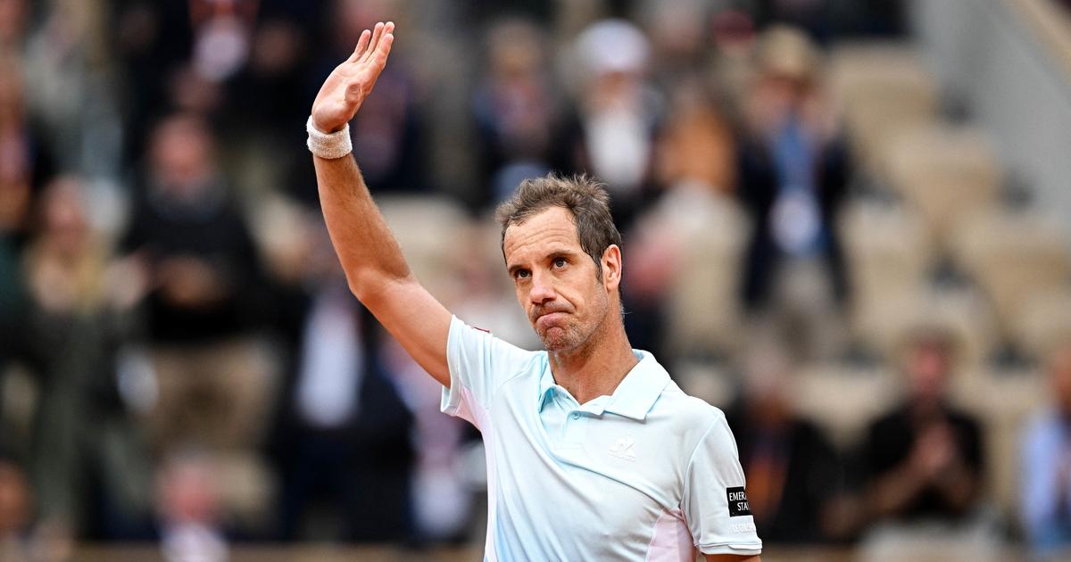 Richard Gasquet très ému face au public de Roland-Garros pour sa retraite