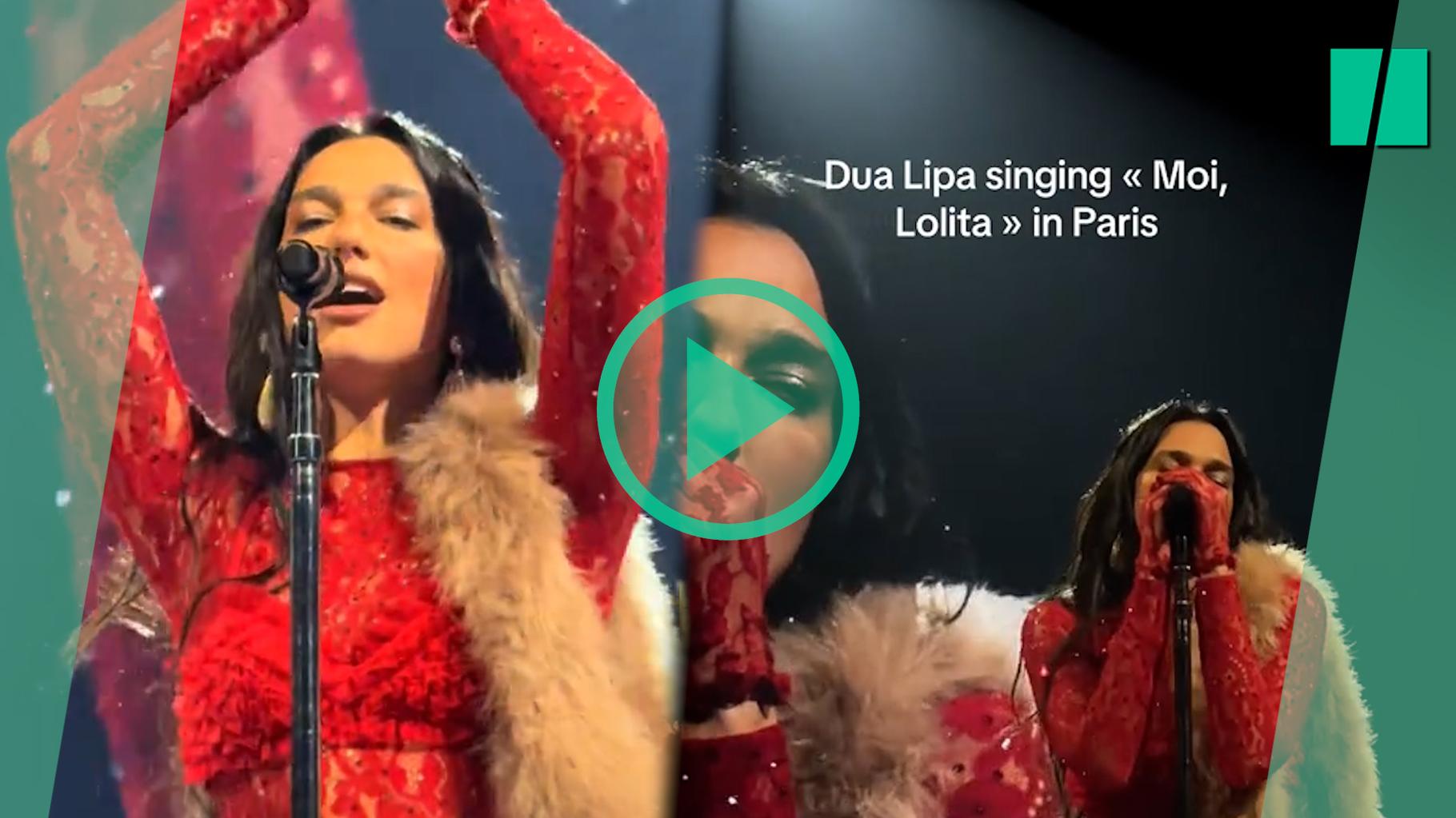 Dua Lipa, en concert à Paris, surprend ses fans avec une reprise de « Moi… Lolita » d’Alizée