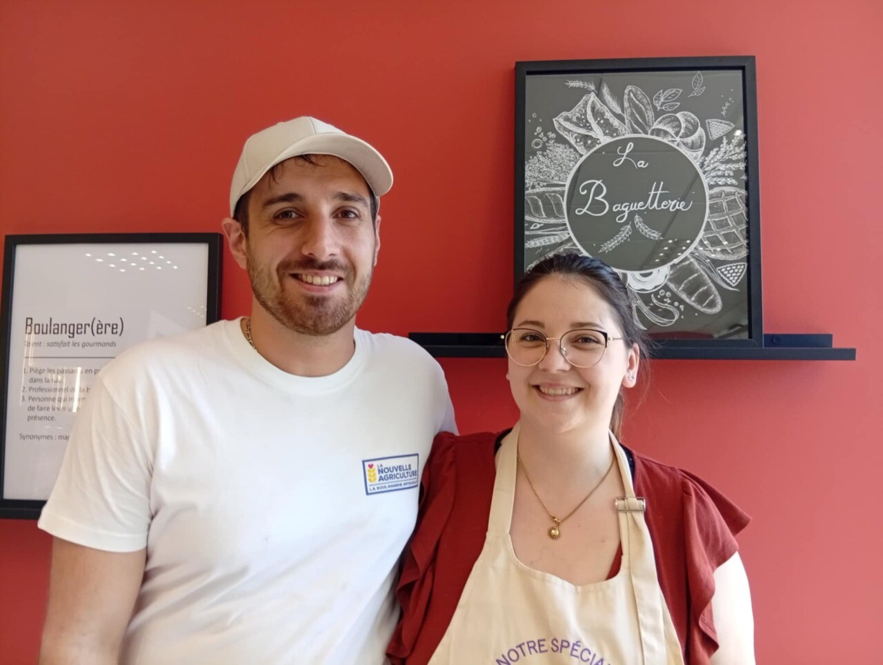 La boulangerie de Saint-Etienne-du-Bois change de propriétaires et devient La Baguetterie