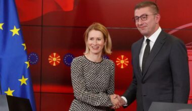 Kaja Kallas soutient la candidature de la Macédoine du Nord à l'adhésion à l'UE