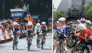 Cyclisme. La Vuelta Femenina - La Lidl-Trek remporte la 1ère étape... Ellen Van Dijk en Rouge