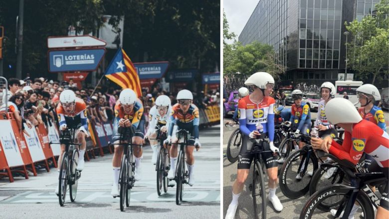 Cyclisme. La Vuelta Femenina - La Lidl-Trek remporte la 1ère étape... Ellen Van Dijk en Rouge