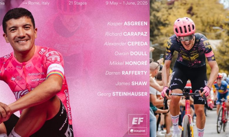 Giro. Tour d'Italie - EF Education-EasyPost vise la victoire avec Carapaz sur le Giro