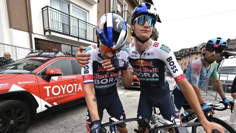 Giro. Tour d'Italie - Primoz Roglic, en pleurs, pourrait abandonner le Giro