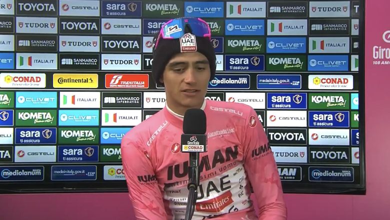 Giro. Tour d'Italie - Isaac Del Toro : «Pas d'excuse... j'ai beaucoup souffert»