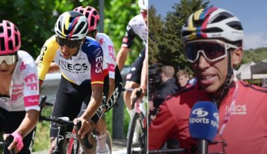 Giro. Tour d'Italie - Egan Bernal : «J'ai chuté... on peut dire que je m'en sors bien»