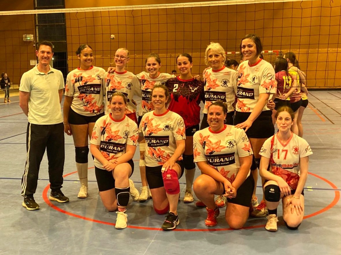 AUTUN : Les volleyeuses de la Vaillante se rapprochent du doublé Championnat départemental + Coupe de Saône-et-Loire