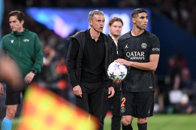 en plus de Dembélé, des cadres importants au repos dont Hakimi, Marquinhos et Nuno Mendes