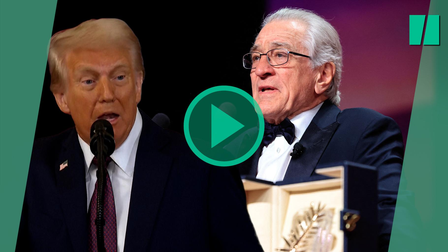 À Cannes, la réponse de Robert De Niro aux droits de douane de Trump ne s’est pas fait attendre