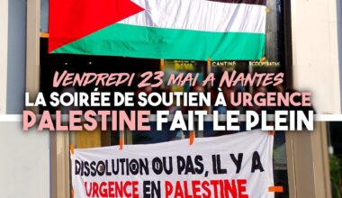 la soirée de soutien à Urgence Palestine fait le plein