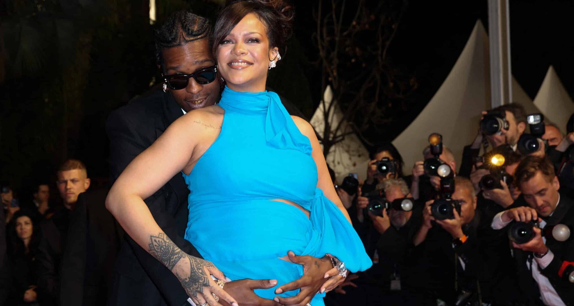 Festival de Cannes 2025 : Rihanna enflamme la Croisette, ventre arrondi au bras de son chéri ASAP Rocky