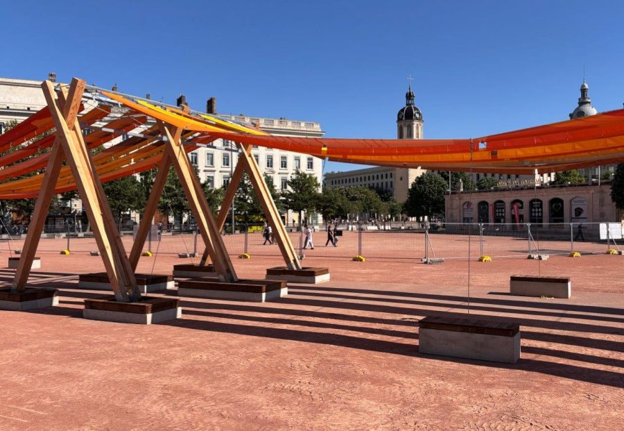 Lyon. Depuis son apparition, l’étendage de Bellecour fait hurler les internautes -