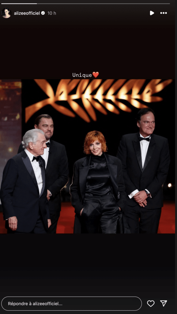 Alizée réagit à la réapparition de son ex-mentor, Mylène Farmer, à Cannes