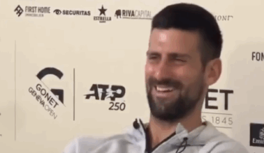 Insolite, ATP - Genève > Djokovic, à son fils qui lui pose une question en conférence de presse : "Je n'avais pas de casquette car tu me les as toutes prises ! Elles sont toutes dans ton placard et sans elles, je ne supporte plus beaucoup le soleil !"