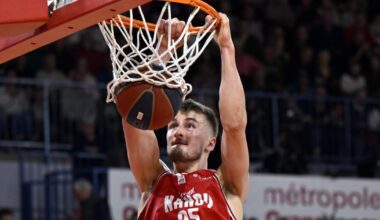 Clément Frisch (SLUC Nancy) réalise la meilleure progression de la saison en Élite basket