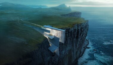 14 maisons d'architectes complètement hallucinantes et construites à flanc de falaises dans la nature