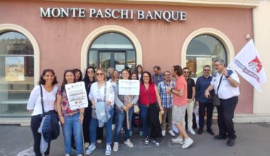 "Il n’y a plus d’embauches, les départs ne sont pas remplacés": les employés de la banque Monte Paschi se sont mobilisés ce mercredi 30 avril à Nice