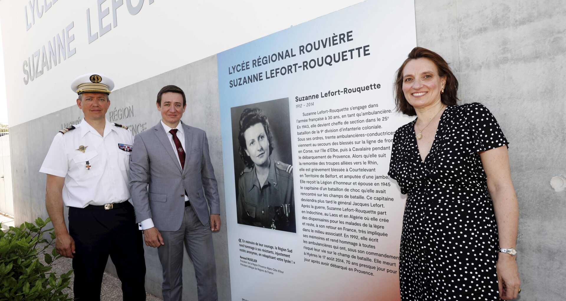 A Toulon, le lycée Rouvière prend le nom d'une figure emblématique du débarquement de Provence