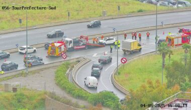 Trois blessés, des ralentissements: ce que l’on sait du véhicule qui a fait plusieurs tonneaux sur l’A8