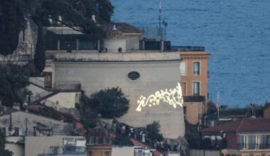 Qu’est-ce que ces étranges signes projetés sur la Tour Bellanda, à Nice?