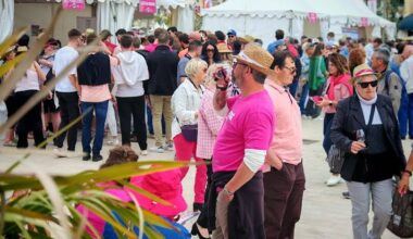 Just’Rosé a affiché complet le week-end dernier à Sanary et une femme a perdu les eaux lors du festival