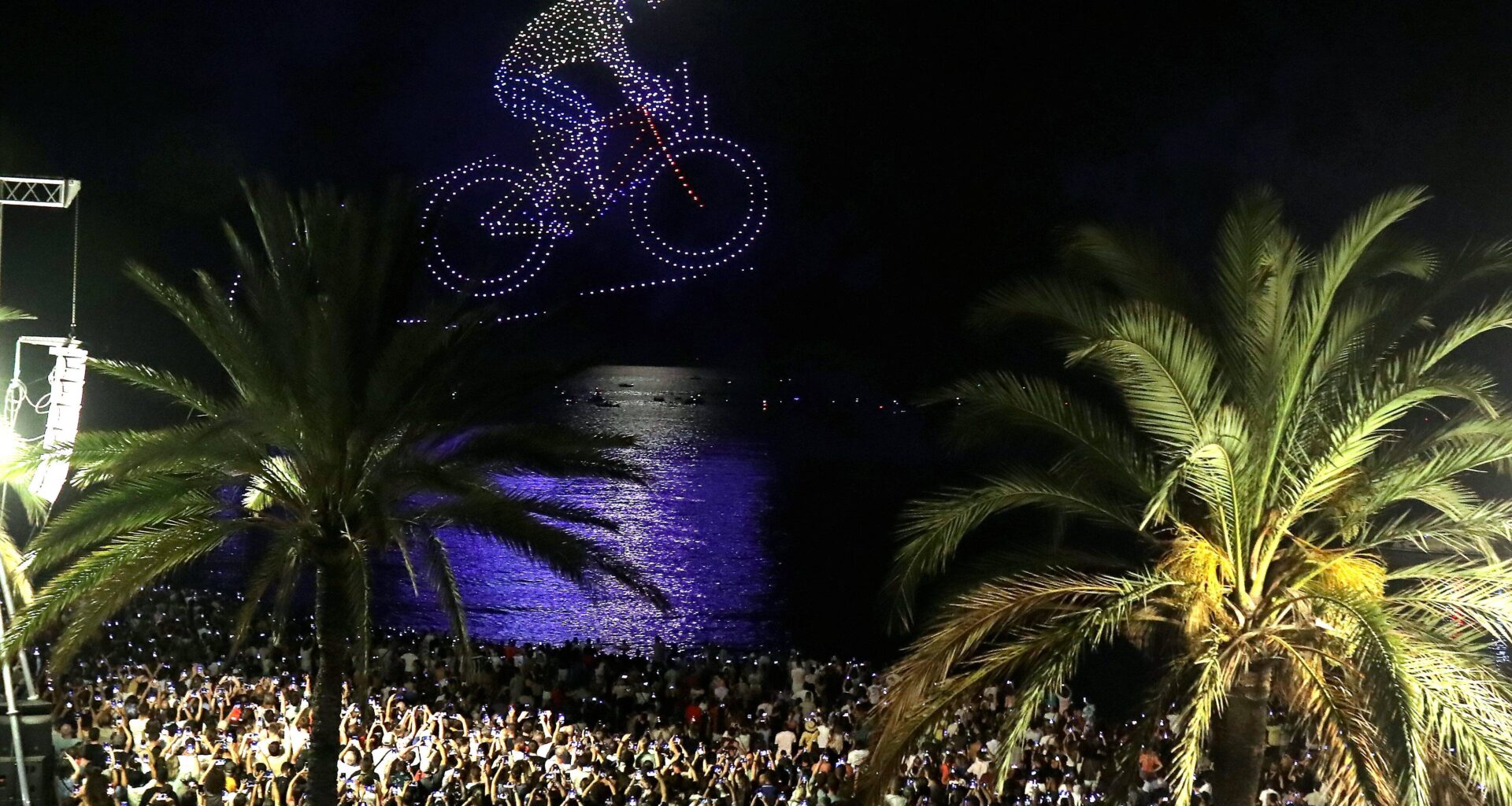 Un grand spectacle avec 2025 drones à voir à Nice le 6 juin