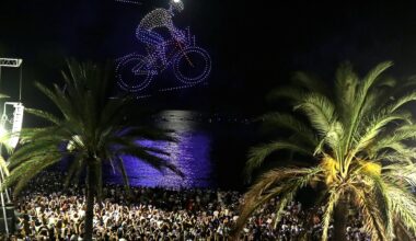 Un grand spectacle avec 2025 drones à voir à Nice le 6 juin
