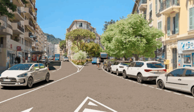 Des travaux d'embellissement en cours sur ce carrefour très emprunté et accidentogène à Nice