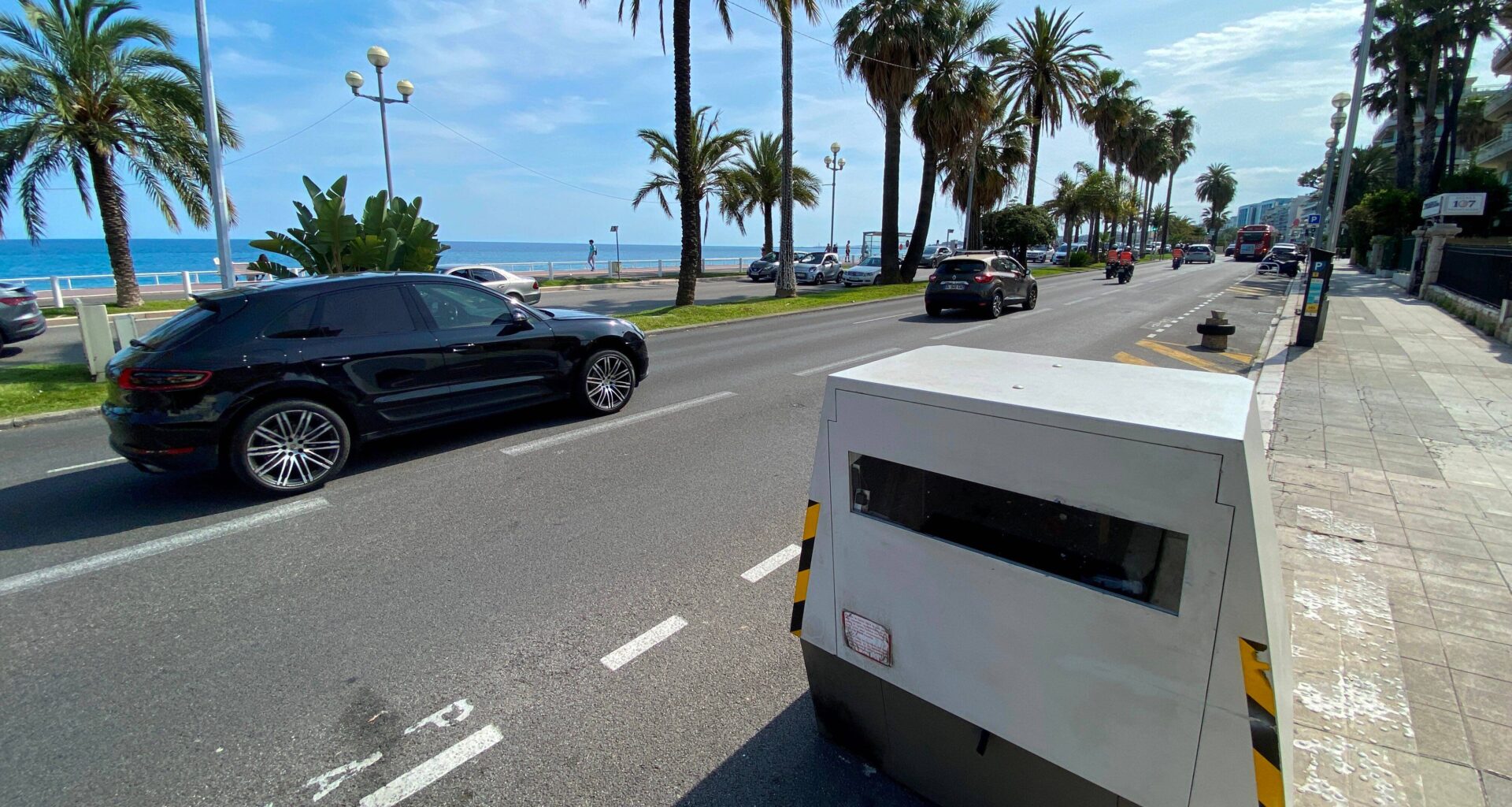 Un nouveau radar (de chantier) installé ce mardi pour lutter contre les excès de vitesse sur la promenade des Anglais à Nice