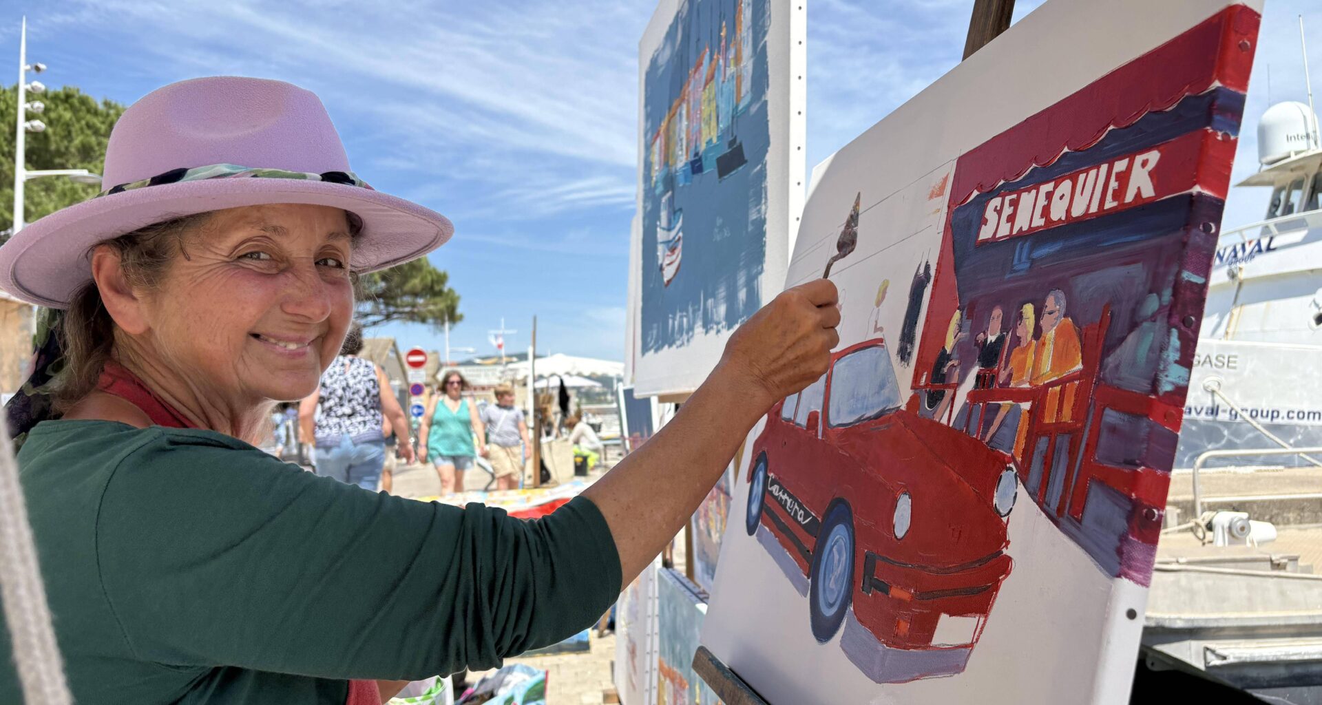 Quel avenir pour les peintres du port de Saint-Tropez?