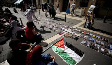 "Nous dénonçons la complicité du maire" : 90 manifestants réunis devant la mairie de Nice pour demander le retrait des drapeaux israéliens du bâtiment