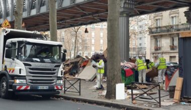 Paris : un camp de migrants évacué, près de 200 personnes dispersées partout en France