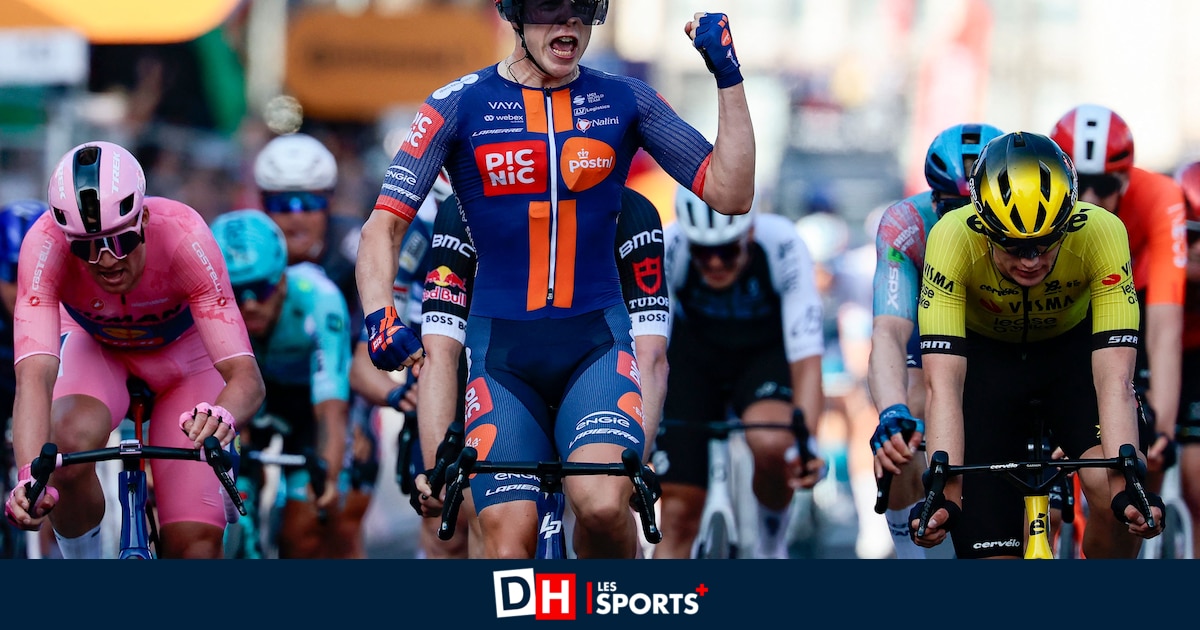 Le "gentil" van Uden crée la surprise au Giro, où Pedersen a été gêné par deux chutes : "Parfois, on se demande si c'est un sprinter"