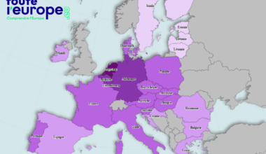 [Carte] La densité de la population dans l'Union européenne