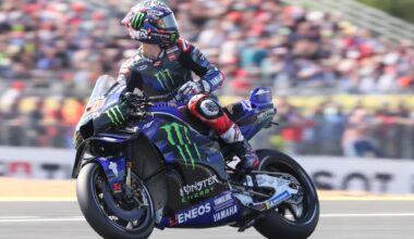 Quartararo chute, Zarco bien placé