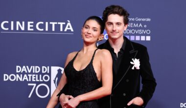 Kylie Jenner et Timothée Chalamet, premier tapis rouge en amoureux à Rome