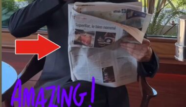 78e Festival de Cannes: cette photo d'un grand acteur feuilletant Nice-Matin à la terrasse du Martinez a fait fondre nos petits coeurs