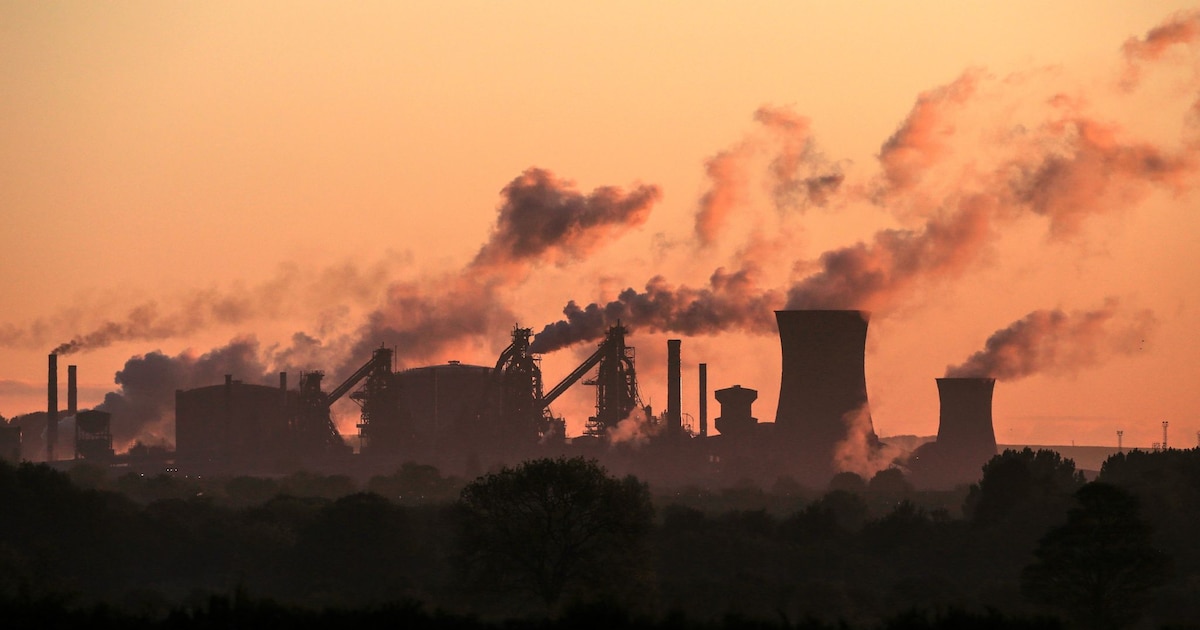 L'usine British Steel de Scunthorpe, dans le nord-est de l'Angleterre, le 22 mai 2019