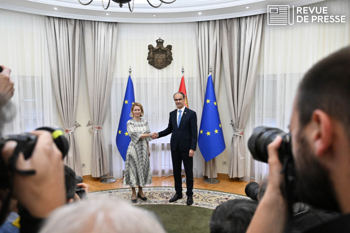 À Belgrade, Kaja Kallas espère que la Serbie va "progresser vers l'UE"