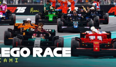 10 voitures Lego F1