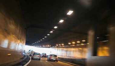 illustration de A50-A57 fermeture tunnel Toulon lundi