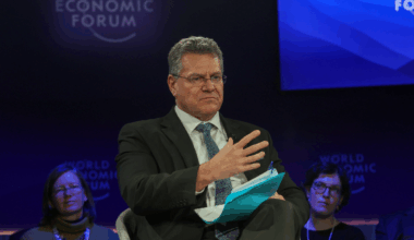 Le commissaire européen en charge du commerce et des relations post-Brexit, Maroš Šefčovič (ici le 23 janvier 2025), veut accélérer les relations commerciales entre l